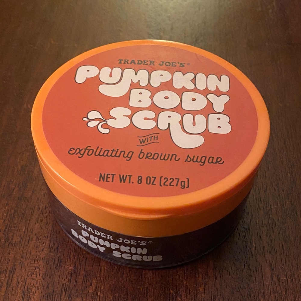 NWOT Pumpkin body scrub with brown sugar by T.Joes. 8oz